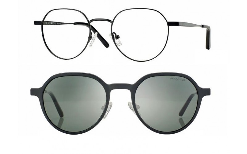 F0609 Matt Black + magnetkinnitusega klipid