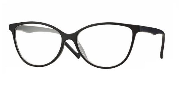 Plastraamidega lugemisprillid EASY CAT-EYE R0351 matt must