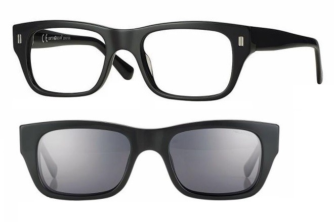 F0688 Shiny Black + magnetkinnitusega klipid