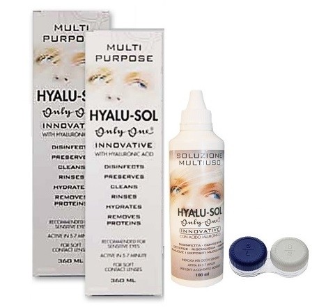 OnlyOne Hyalu-Sol 360 ml 2 tk + Hyalu-Sol 100 ml ja konteiner