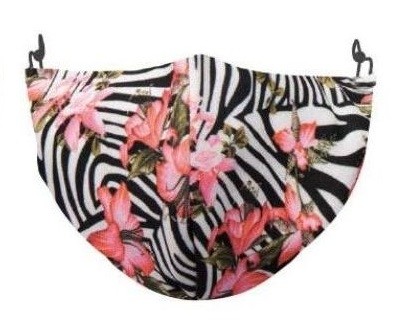 Kaitsemask Junior Zebra Pink