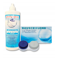 Komplekt Bausch Lomb ULTRA 3+3 läätse ja Unica Plus 360ml + konteiner 