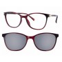 F0059 Shiny Burgundy + magnetkinnitusega klipid