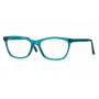 Cat-Eye F0216 Shiny Turquoise Blue Light Filter 0,0