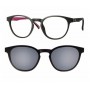 F0280 Junior Black/Fuchsia + magnetkinnitusega klipid