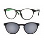 F0280 Junior Black/Green + magnetkinnitusega klipid