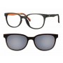 F0281 Junior Matt Black/Orange + magnetkinnitusega klipid