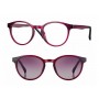 F0283 Junior Shiny Magenta + magnetkinnitusega klipid
