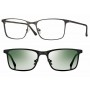 F0374 Matt Gun Metal (Size L) + magnetkinnitusega klipid (G-15)