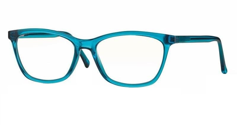 Cat-Eye F0216 Shiny Turquoise Blue Light Filter 0,0