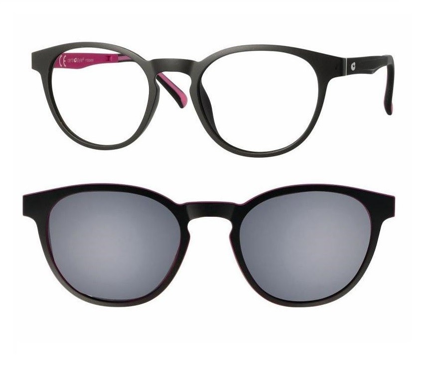 F0280 Junior Black/Fuchsia + magnetkinnitusega klipid