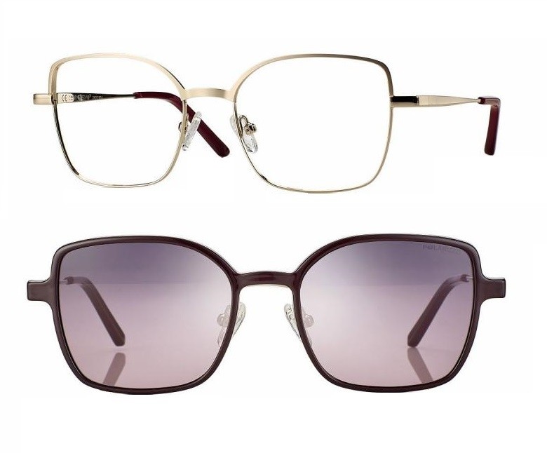 F0608 Shiny Gold Metal + magnetkinnitusega klipid