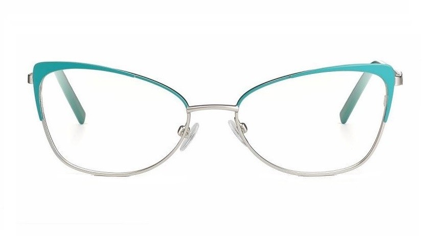 Lugemisprillid sinise valguse filtriga Copenhagen R0224 Silver/Turquoise Blue Light Filter 